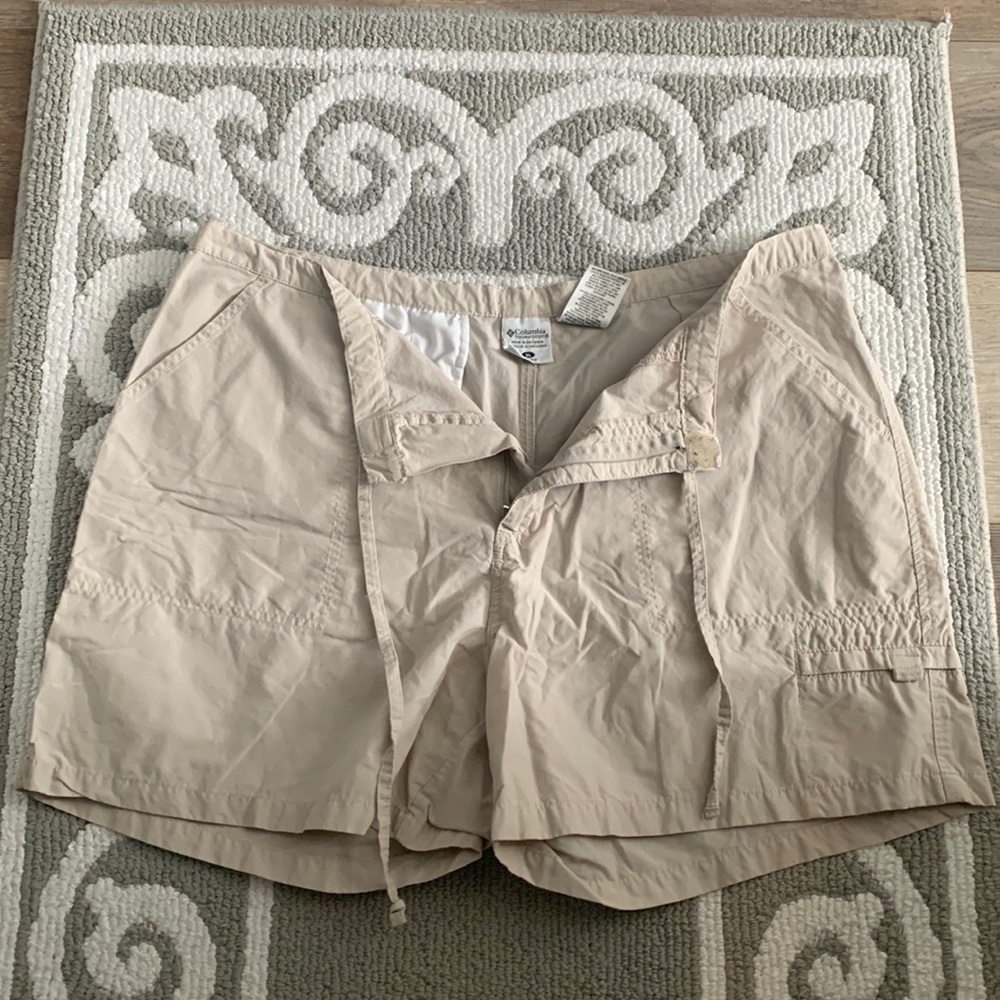 Columbia Nylon Hiking Shorts Womens XL X Large